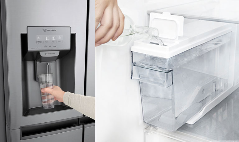 Distribuitor de apă/ gheață fără racordare la apă