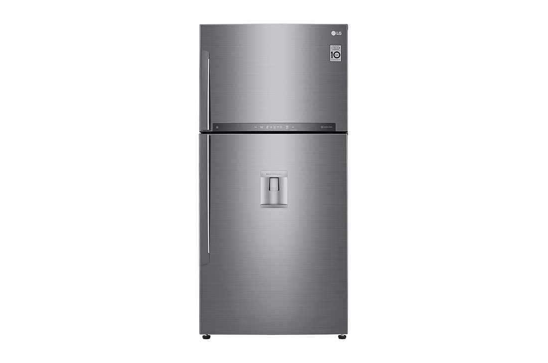 LG Frigider LG | Clasa E | 592 L | Total No Frost | LINEAR Cooling™ | Door Cooling+™ | ThinQ™ | Gri metalizat, GTF916PZPYD