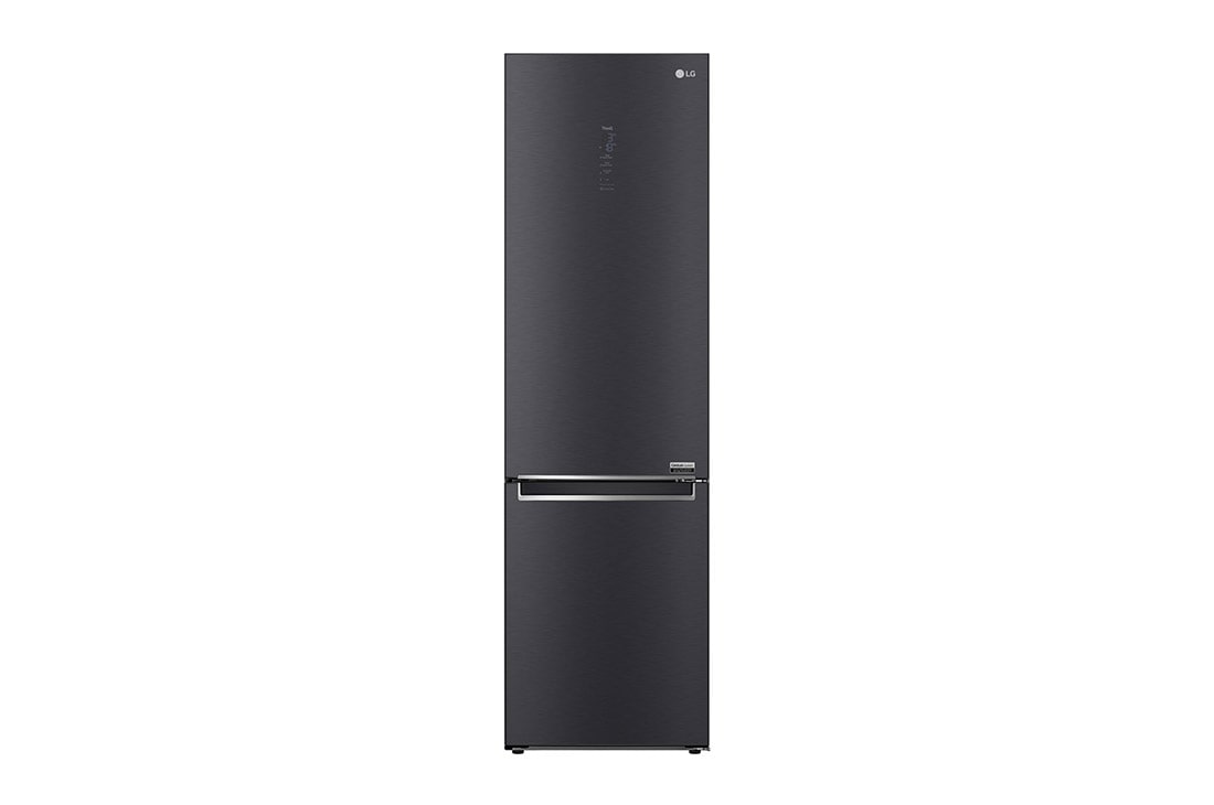 LG Combină frigorifică | 384 L | Compresor Centum System 20 ani Garanție | Clasa C | DoorCooling+™ | Metal Touch Display | ThinQ™ | Negru mat, front image, GBB92MCACP
