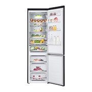 LG Combină frigorifică | 384 L | Compresor Centum System 20 ani Garanție | Clasa C | DoorCooling+™ | Metal Touch Display | ThinQ™ | Negru mat, FrontAllOpen_Food image, GBB92MCACP, thumbnail 2