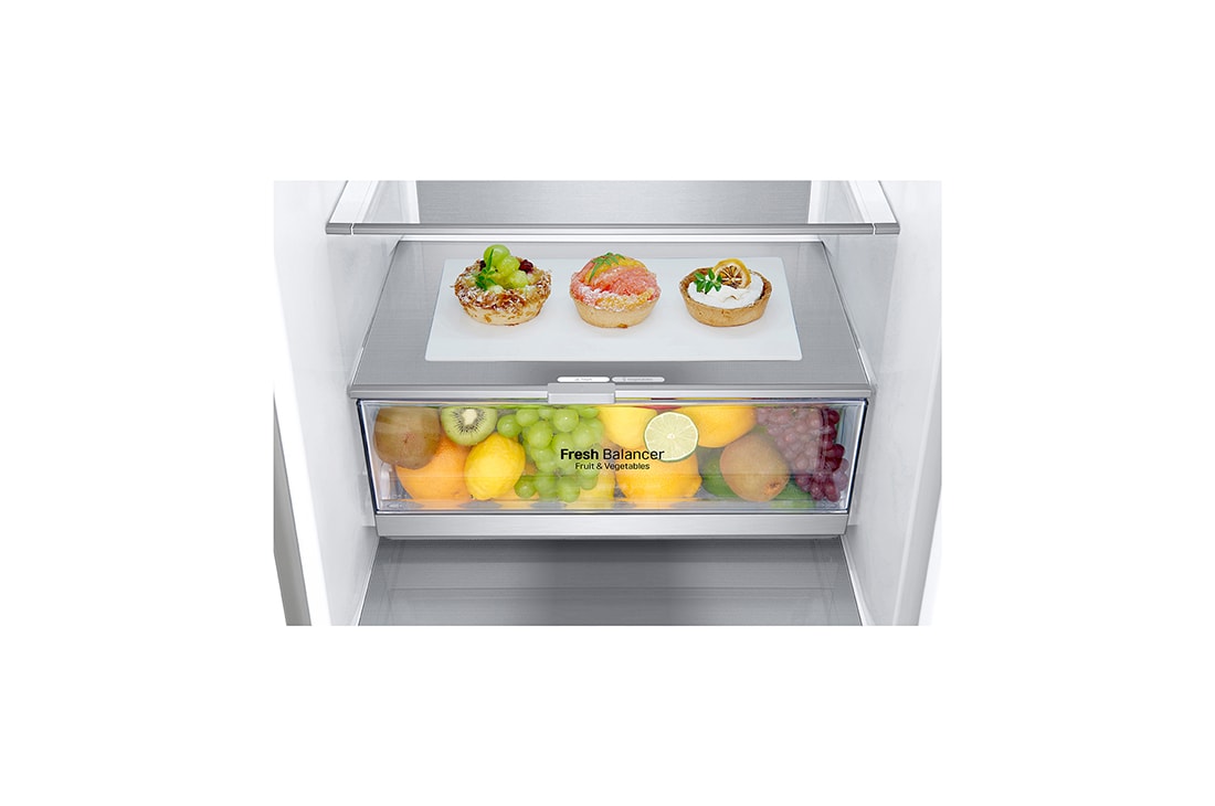 LG Combină frigorifică | 384 L | Compresor Centum System 20 ani Garanție | Clasa C | DoorCooling+™ | Metal Touch Display | ThinQ™, Details 2 image, GBB92STACP, thumbnail 4