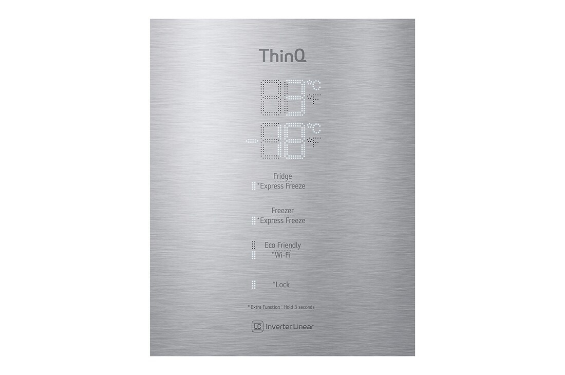 LG Combină frigorifică | 384 L | Compresor Centum System 20 ani Garanție | Clasa C | DoorCooling+™ | Metal Touch Display | ThinQ™, Display image, GBB92STACP, thumbnail 11