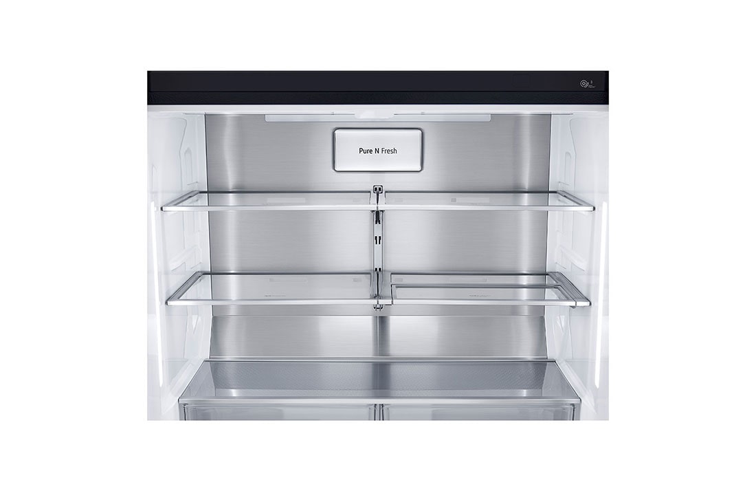 LG Frigider LG |Multi-Door | InstaView™| 638 L | Clasa F | Compresor Linear Inverter 10 ani Garanție | ThinQ™ | Negru mat, GMX945MC9F, thumbnail 9