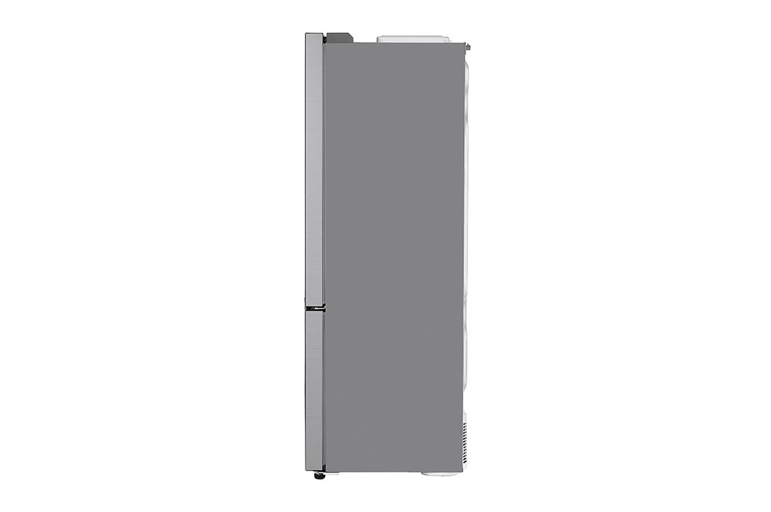 LG Combină frigorifică | 451 L | Compresor Smart Inverter 10 ani Garanție | Clasa E | DoorCooling™ | ThinQ™ | Gri metalizat, side view, GBB566PZHMN, thumbnail 14