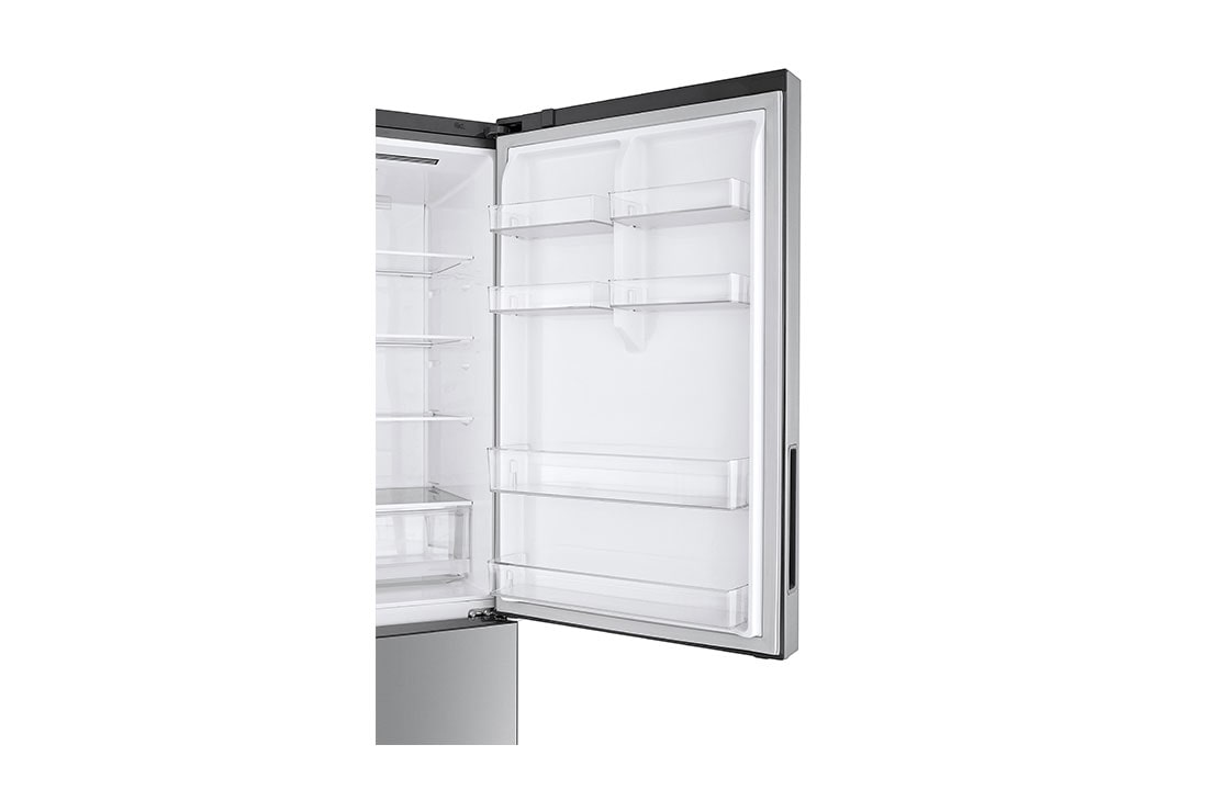 LG Combină frigorifică | 451 L | Compresor Smart Inverter 10 ani Garanție | Clasa E | DoorCooling™ | ThinQ™ | Gri metalizat, Detail View5, GBB566PZHMN, thumbnail 7