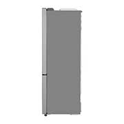LG Combină frigorifică | 451 L | Compresor Smart Inverter 10 ani Garanție | Clasa E | DoorCooling™ | ThinQ™ | Gri metalizat, side view, GBB566PZHMN, thumbnail 14
