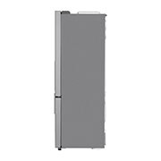 LG Combină frigorifică | 446 L | Compresor Smart Inverter 10 ani Garanție | Clasa E | DoorCooling™ | ThinQ™ | Gri metalizat, Side view, GBF567PZCMB, thumbnail 14