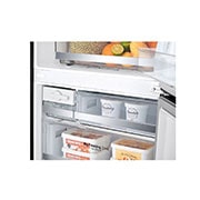 LG Combină frigorifică | 451 L | Total No Frost | Clasa E | Compresor Smart Inverter 10 ani Garanție | DoorCooling™ | ThinQ™ | Negru mat, Detail view4, GBB569MCAMB, thumbnail 7