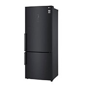 LG Combină frigorifică | 451 L | Total No Frost | Clasa E | Compresor Smart Inverter 10 ani Garanție | DoorCooling™ | ThinQ™ | Negru mat, Right view , GBB569MCAMB, thumbnail 13