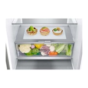 LG Combină frigorifică | Clasa C | 384 L | Total No Frost | Compresor Linear Inverter 10 ani Garanție | Door Cooling | SmartThinQ™ | Gri metalizat, detail image, GBB72SAUCN, thumbnail 5