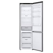 LG Combină frigorifică | Clasa D | 384 L | Compresor Smart Inverter | DoorCooling™ | LINEARCooling™ | Grafit Inchis, front open view, GBP62DSSGR, thumbnail 3