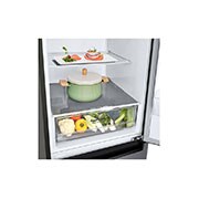 LG Combină frigorifică | Clasa D | 384 L | Compresor Smart Inverter | DoorCooling™ | LINEARCooling™ | Grafit Inchis, detail image, GBP62DSSGR, thumbnail 4