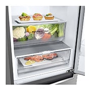 LG Combină frigorifică | Clasa D | 384 L | Compresor Smart Inverter 10 ani garanție | DoorCooling™ | LINEARCooling™ | SmartDiagnosis™ | Argintiu, GBB62PZFGN, GBB62PZFGN, thumbnail 4