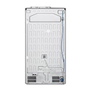 LG Frigider Side by Side cu Door-in-Door™ | 635 L | Total No Frost | Clasa E | DoorCooling™ | ThinQ™ | Argintiu, vedere posterioară, GSJV71PZTE, thumbnail 15