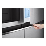 LG Frigider Side by Side cu Door-in-Door™ | 635 L | Total No Frost | Clasa E | DoorCooling™ | ThinQ™ | Argintiu, vedere Utility Box, GSJV71PZTE, thumbnail 3