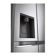 LG Side by Side LG, 635 L,  LINEARCooling™, DoorCooling+™, ThinQ™, vedere cu dozatorul 2, GSLV70PZTE, thumbnail 6