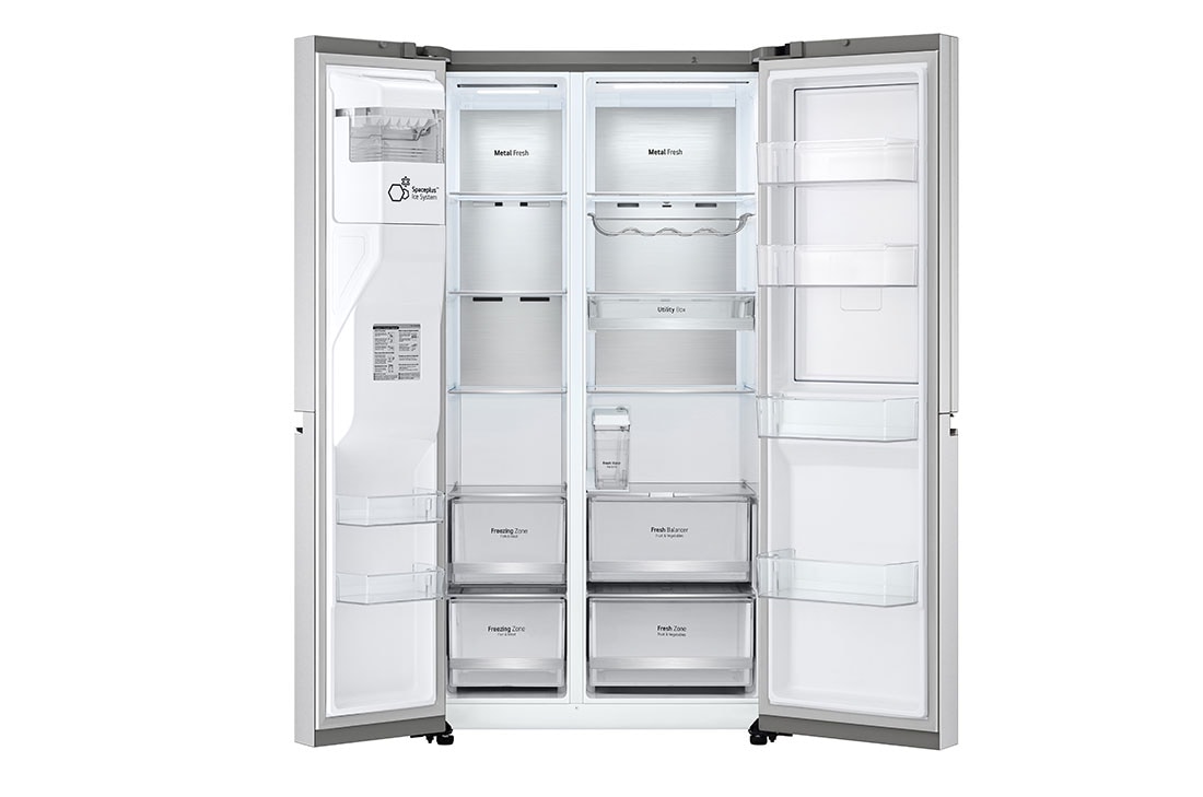 LG Side by Side LG, Door-in-Door™, 635, LINEARCooling™, DoorCooling+™, UVnano™, FRESHBalancer™, vedere Utility Box, GSJV91BSAE, thumbnail 3