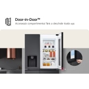 LG Side by Side LG, Door-in-Door™, 635, LINEARCooling™, DoorCooling+™, UVnano™, FRESHBalancer™, GSJV91BSAE, thumbnail 16