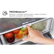 LG Side by Side LG, Door-in-Door™, 635, LINEARCooling™, DoorCooling+™, UVnano™, FRESHBalancer™, GSJV91BSAE, thumbnail 17