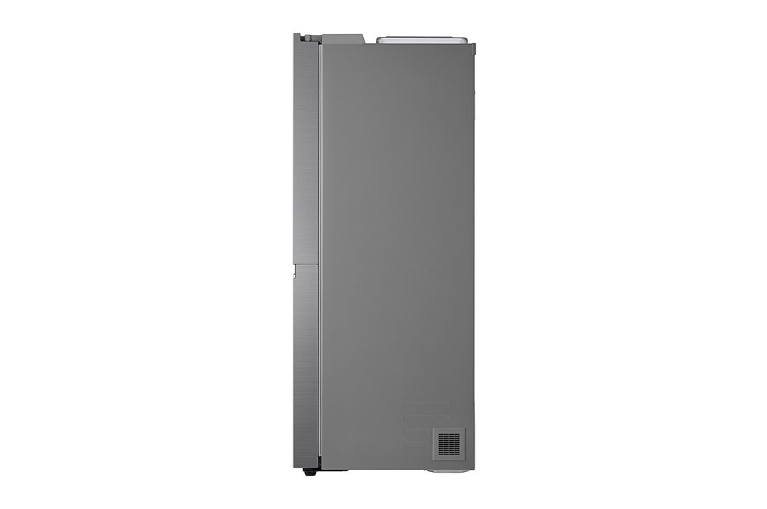 LG Frigider Side by Side| 635 L | No Frost | Clasa F | LINEARCooling™ | Multi-Air Flow | Smart Diagnosis™ | Compresor Smart Inverter, left side view, GSLV50PZXM, thumbnail 12