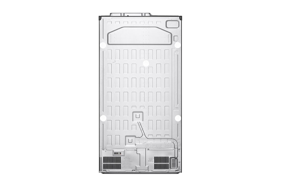 LG Frigider Side by Side| 635 L | No Frost | Clasa F | LINEARCooling™ | Multi-Air Flow | Smart Diagnosis™ | Compresor Smart Inverter, back view, GSLV50PZXM, thumbnail 13