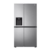 LG Frigider Side by Side| 635 L |1.790M| No Frost | Clasa F | LINEARCooling™ | Multi-Air Flow | Smart Diagnosis™, vedere frontală, GSLV50PZXM, thumbnail 1