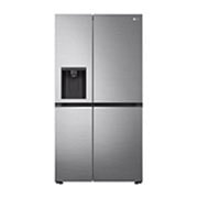 LG Frigider Side by Side| 635 L | No Frost | Clasa F | LINEARCooling™ | Multi-Air Flow | Smart Diagnosis™ | Compresor Smart Inverter, vedere frontală, GSLV50PZXM, thumbnail 1