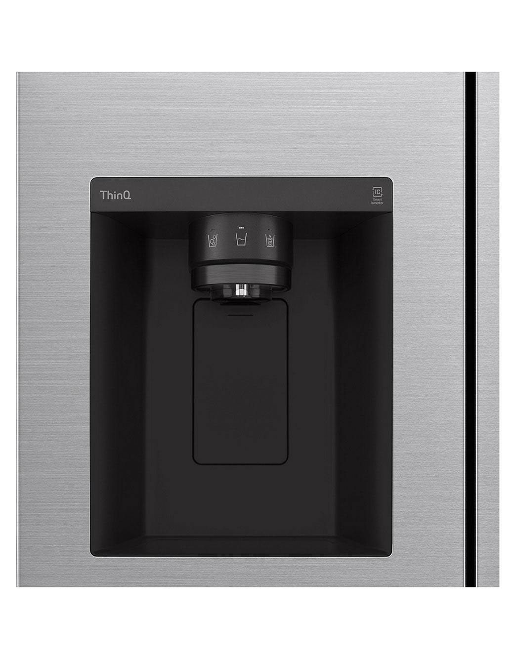 LG Frigider Side by Side| 635 L | No Frost | Clasa F | LINEARCooling™ | Multi-Air Flow | Smart Diagnosis™ | Compresor Smart Inverter, vedere cu compartimentul pentru lactate, GSLV50PZXM, thumbnail 4