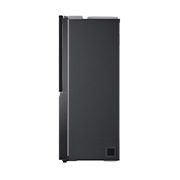 LG Frigider LG | Door-in-Door™ | InstaView™| Clasa F | 635 L | LINEARCooling™ | Door Cooling™ | SmartDiagnosis™ | UVnano™ | Compresor Inverter Linear, vedere laterală, GSXV91MCAF, thumbnail 14