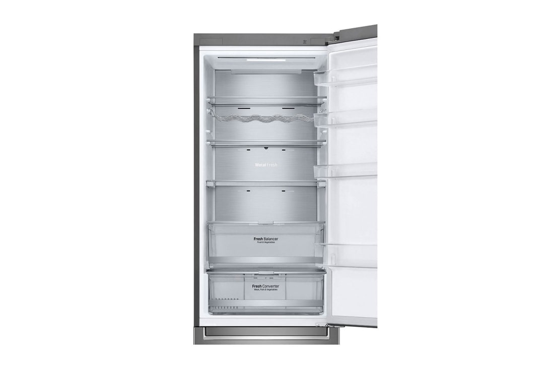 LG Combină frigorifică | Clasa C | 384 L | Total No Frost | Compresor Smart Inverter 10 ani Garanție | Door Cooling | ThinQ™ | Gri metalizat, detail image, GBB72SAUCN1, thumbnail 3