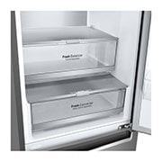 LG Combină frigorifică | Clasa C | 384 L | Total No Frost | Compresor Smart Inverter 10 ani Garanție | Door Cooling | ThinQ™ | Gri metalizat, front open image, GBB72SAUCN1, thumbnail 2