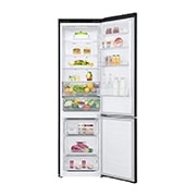 LG  Combină Frigorifică | 384 L | Clasa B | Compresor Inverter Linear | DoorCooling+™ | Negru mat, FrontAllOpen Food image, GBP62MCNBC, thumbnail 4