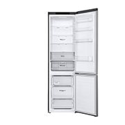 LG Combină frigorifică | Clasa C | 384 L | Compresor Smart Inverter 10 ani garantie | FRESHConverter™, Argintiu, FrontAllOpen image, GBP62PZNCN1, thumbnail 3