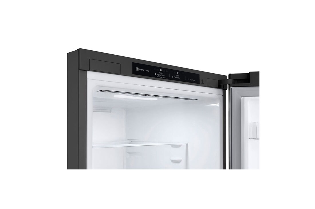 LG Combină frigorifică | Clasa C | 384 L | Compresor Smart Inverter 10 ani garantie | FRESHConverter™, Argintiu, Top view, GBP62PZNCN1, thumbnail 9