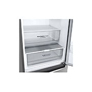 LG Combină frigorifică | Clasa C | 341 L | Compresor Smart Inverter 10 ani garanție | Door Cooling™ | SmartDiagnosis™ | Argintiu, detail view , GBB61PZGCN1, thumbnail 8