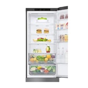 LG Combina frigorifica, 384 L, Full No Frost, Compresor Linear Inverter, Display cu LED Interior, Clasa A, 203 cm, Argintiu, Duct Food, GBP62PZNAC, thumbnail 7