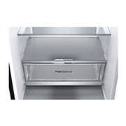 LG Combina Frigorifica, 387L, No Frost, Compresor Smart Inverter,  Display cu LED Interior, Clasa D, 203 cm, TopDrawer without Food, GBV7280DEV, thumbnail 4