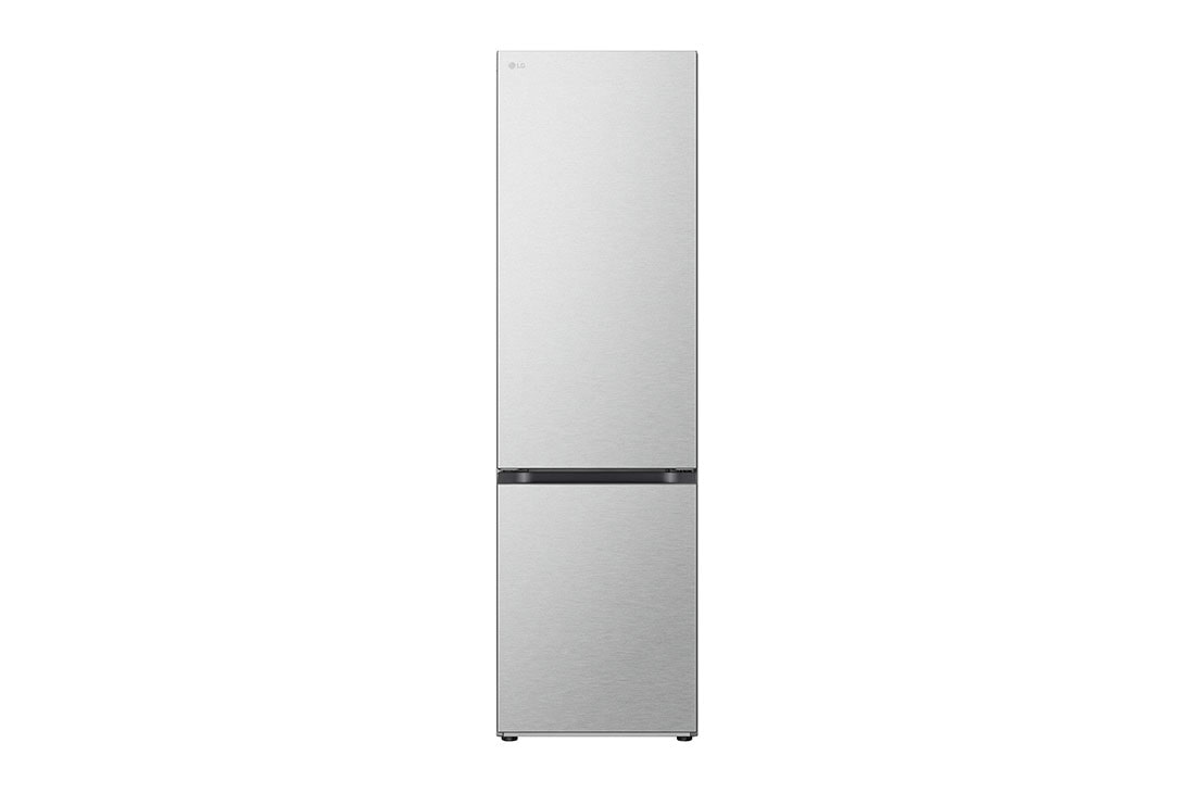 LG Combina Frigorifica LG, 387L, No Frost, Compresor Smart Inverter,  Display cu LED Interior, Clasa D, Front View, GBV7280DMB
