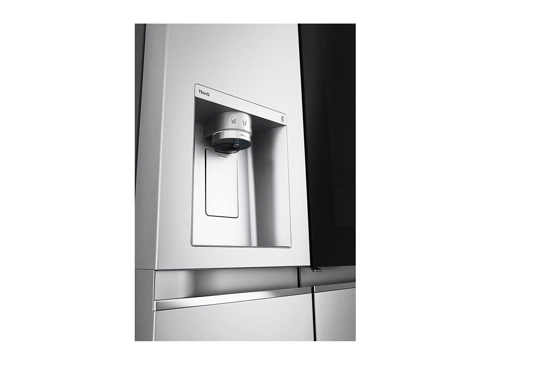 LG Side by Side LG, 635L, Instaview, UVnano™, WI-FI, Cold port, GSXV91MBAE, thumbnail 9