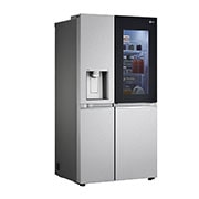 LG Side by Side LG, 635L, Instaview, UVnano™, WI-FI, Left side view, GSXV91MBAE, thumbnail 14