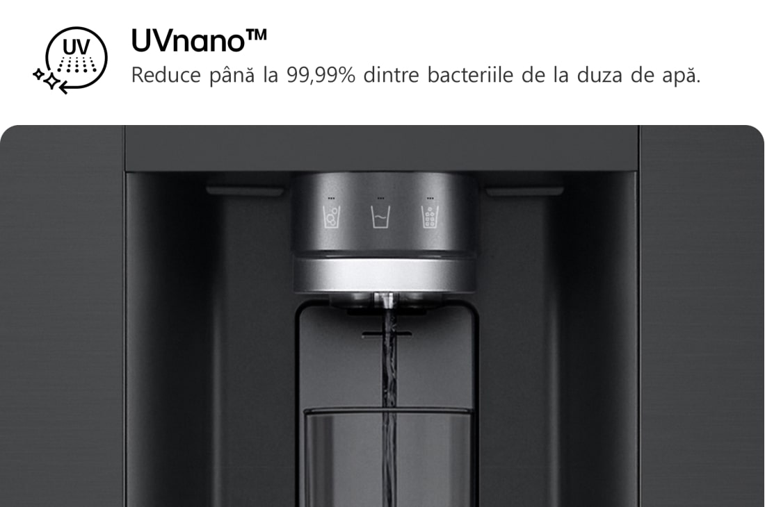 LG Side by Side LG, 635L, Instaview, UVnano™, WI-FI, GSXV91MBAE, thumbnail 18