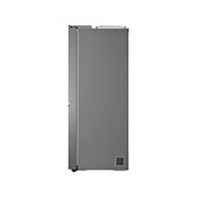 LG Frigider Side by Side, 635L, No Frost, Compresor Linear Inverter, Multi-Air Flow, side image, GSLV51PZXE, thumbnail 12