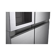 LG Frigider Side by Side, 635L, No Frost, Compresor Linear Inverter, Multi-Air Flow, detailed image, GSLV51PZXE, thumbnail 7