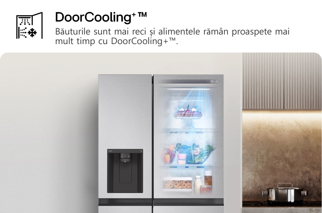 LG Frigider Side by Side, 635L, No Frost, Compresor Linear Inverter, Multi-Air Flow, GSLV51PZXE, thumbnail 15