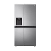 LG Frigider Side by Side, 635L, Compresor Linear Inverter, DoorCooling+™, Front side, GSLV50PZXE, thumbnail 1