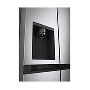 LG Frigider Side by Side, 635L, Compresor Linear Inverter, DoorCooling+™, Dispenser1, GSLV50PZXE, thumbnail 5