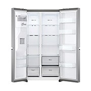 LG Frigider Side by Side, 635L, Compresor Linear Inverter, DoorCooling+™, I-Micom, GSLV50PZXE, thumbnail 7