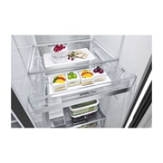 LG Frigider Side by Side cu Instaview, 635L, Compresor Linear Inverter, WI-FI, Detail 4, GSXV91MCAE, thumbnail 9