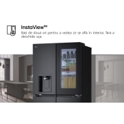 LG Frigider Side by Side cu Instaview, 635L, Compresor Linear Inverter, WI-FI, GSXV91MCAE, thumbnail 16