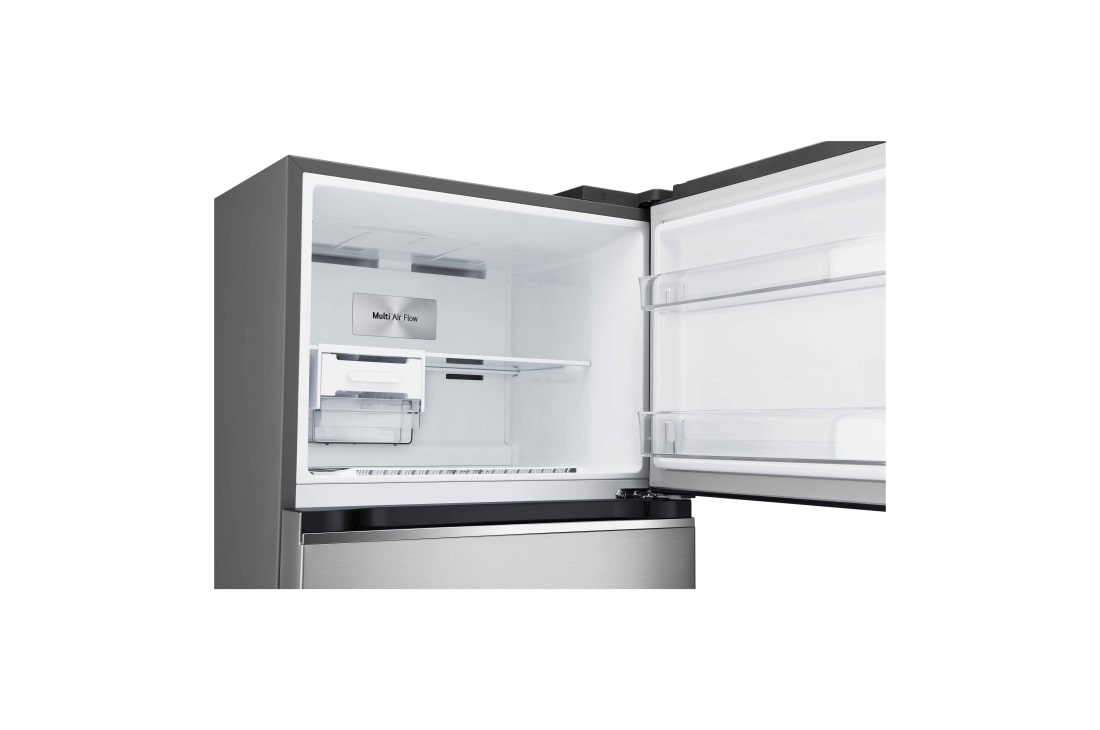 LG Frigider LG, 395L, Compresor Smart Inverter, Door Cooling+, congelator superior deschis cu dozator de gheață atașat și alimente depozitate, GTBV36PZGKD, thumbnail 8